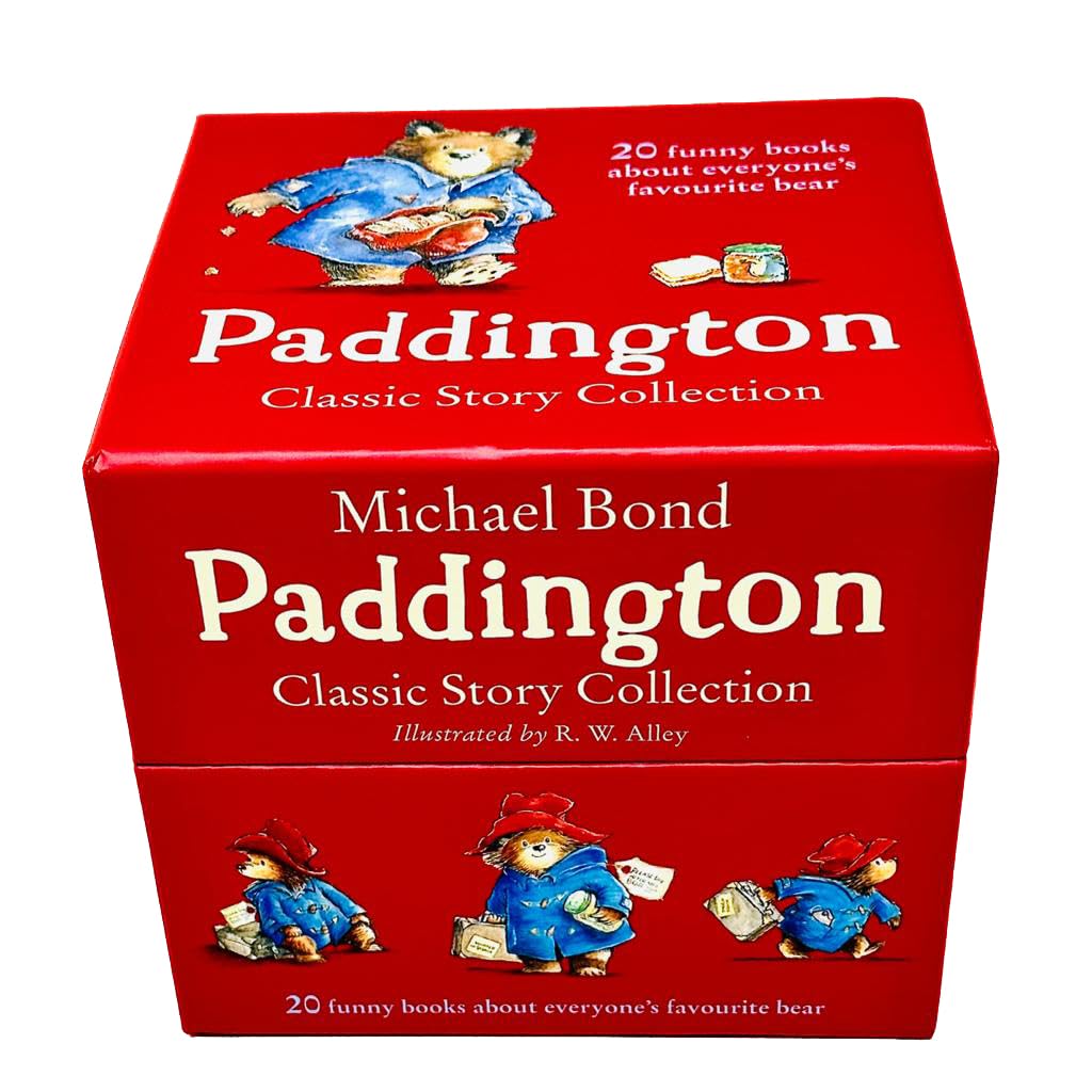 Paddington's Suitcase: Eight Funny Paddington Bear Picture Books For Children In A Gift-set Carry Case! | The Book Bundle