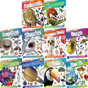 DK Findout! Series with Fun Facts and Amazing Pictures 10 Books - Ages 7-9 - Paperback