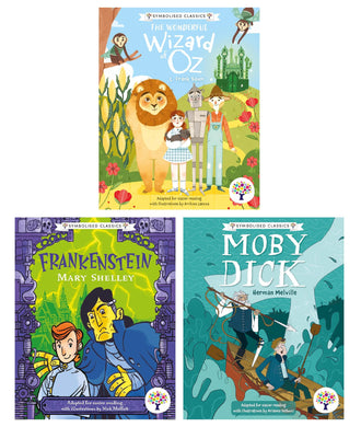 Symbolised Classics Reading Library (Starter) 3 Books Collection Set - Ages 7+ - Paperback