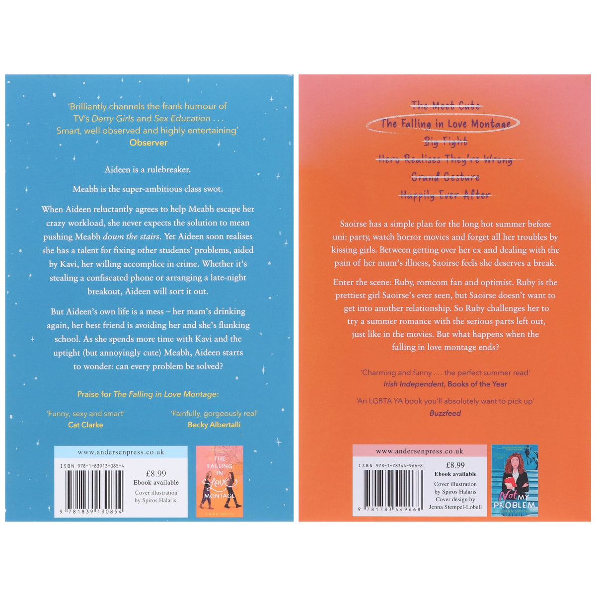 Ciara Smyth: The Falling in Love Montage & Not My Problem 2 Books Coll ...