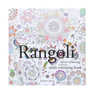 Rangoli: Stress-Relieving Art Therapy Adult Colouring Book - Bangzo Books Wholesale