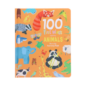 100 First Words Exploring Animals By Sweet Cherry Publishing - Ages 3-5 - Board Book