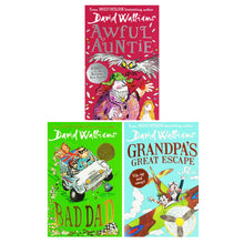 Load image into Gallery viewer, The World of David Walliams: Fun-Tastic Families 3 Books Box Set - Age 7-11 - Paperback