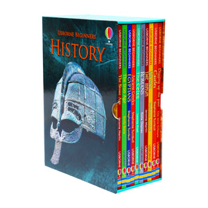 Usborne Beginners History 10 Books Collection Box Set - Ages 9-14 - Hardback