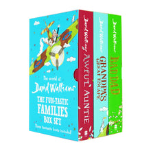 Load image into Gallery viewer, The World of David Walliams: Fun-Tastic Families 3 Books Box Set - Age 7-11 - Paperback
