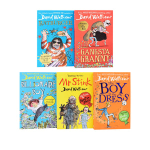 The World Of David Walliams 5 Books Children Collection Box Set - Ages 7-9 - Paperback - Bangzo Books Wholesale