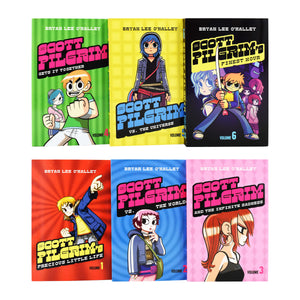 Scott Pilgrim 6 Books Collection by Bryan Lee O'malley - Young Adult - Paperback - Bangzo Books Wholesale