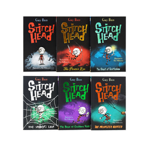 Stitch Head 6 Book Collection by Guy Bass - Ages 9-14 - Paperback