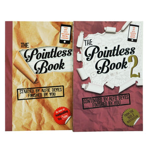 The Pointless 2 Books Collection Set By Alfie Deyes - Joke - Ages 9+ - Paperback