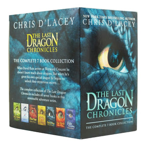 The Last Dragon Chronicles: The Complete 7 Book Collection Box Set by Chris d'Lacey - Ages 6-12 - Paperback