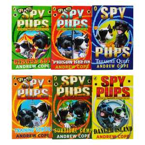 Spy Pups 6 Books Collection Set By Andrew Cope - Ages 7-9 - Paperback