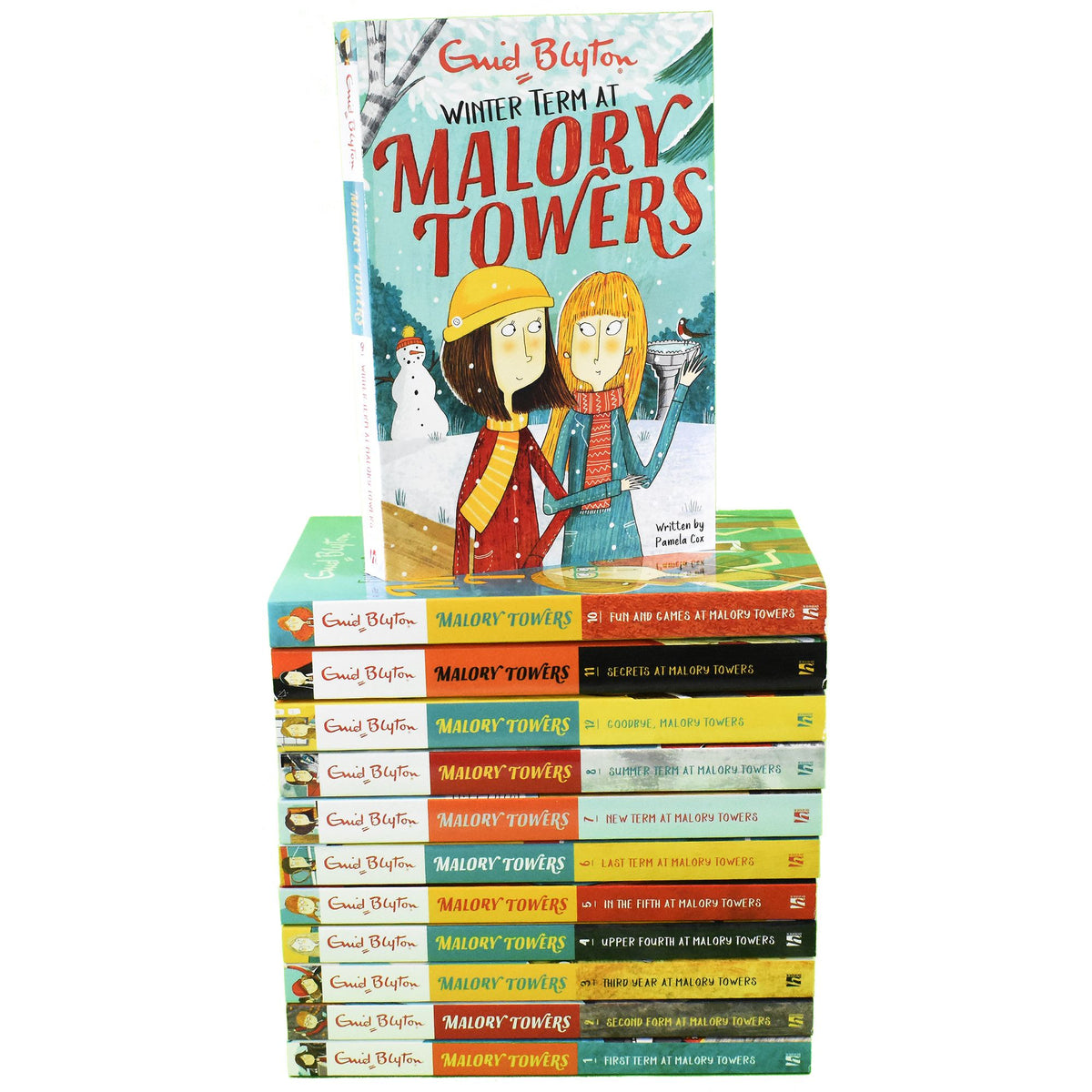 Malory Towers 12 Book Collection Set By Enid Blyton - Ages 9-14