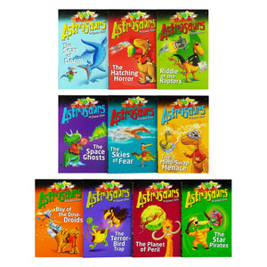 Astrosaurs Series Collection 10 Books Set By Steve Cole - Ages 7+ - Paperback - Bangzo Books Wholesale