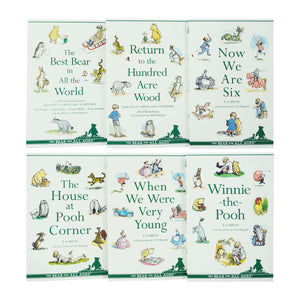 Winnie-The-Pooh The Complete Collection 6 Books Set By A. A. Milne - Ages 7-9 - Paperback