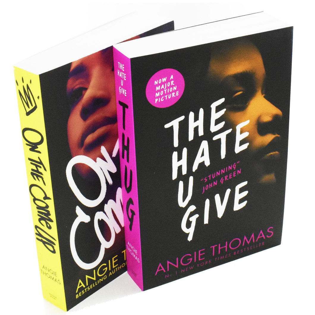 Hate U & On Come 2 Books Young Adult Collection Paperback Box Set By Angie Thomas 