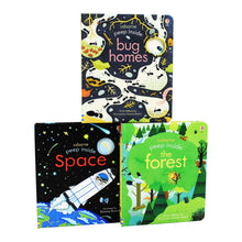 Load image into Gallery viewer, Usborne Peep Inside - 3 Books Box By Anna Milbourne – Ages 0-5 - Hardback
