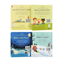 Load image into Gallery viewer, Usborne Lift-the-flap Very First Questions and Answers 4 books by Katie Dayne Ages 0-5 Board Book
