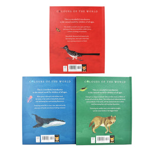 Colours of the World 3 Books Set (Blue Planet, Red Planet & Green Planet) By Moira Butterfiels, Jonathan Woodward - Ages 0-5 - Hardback