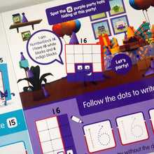 Load image into Gallery viewer, Numberblocks and Alphablocks: Let&#39;s Learn Numbers and Letters 4-Book Wipe-Clean Box Set with pens By Sweet Cherry Publishing - Ages 3-6 - Board Book