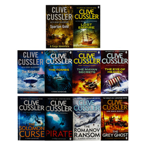 A Sam and Remi Fargo Adventure by Clive Cussler & Grant Blackwood 10 Books Collection Set - Fiction - Paperback
