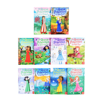 The Rescue Princesses 10 Books Collection Set By Paula Harrison - Ages 7-9 - Paperback