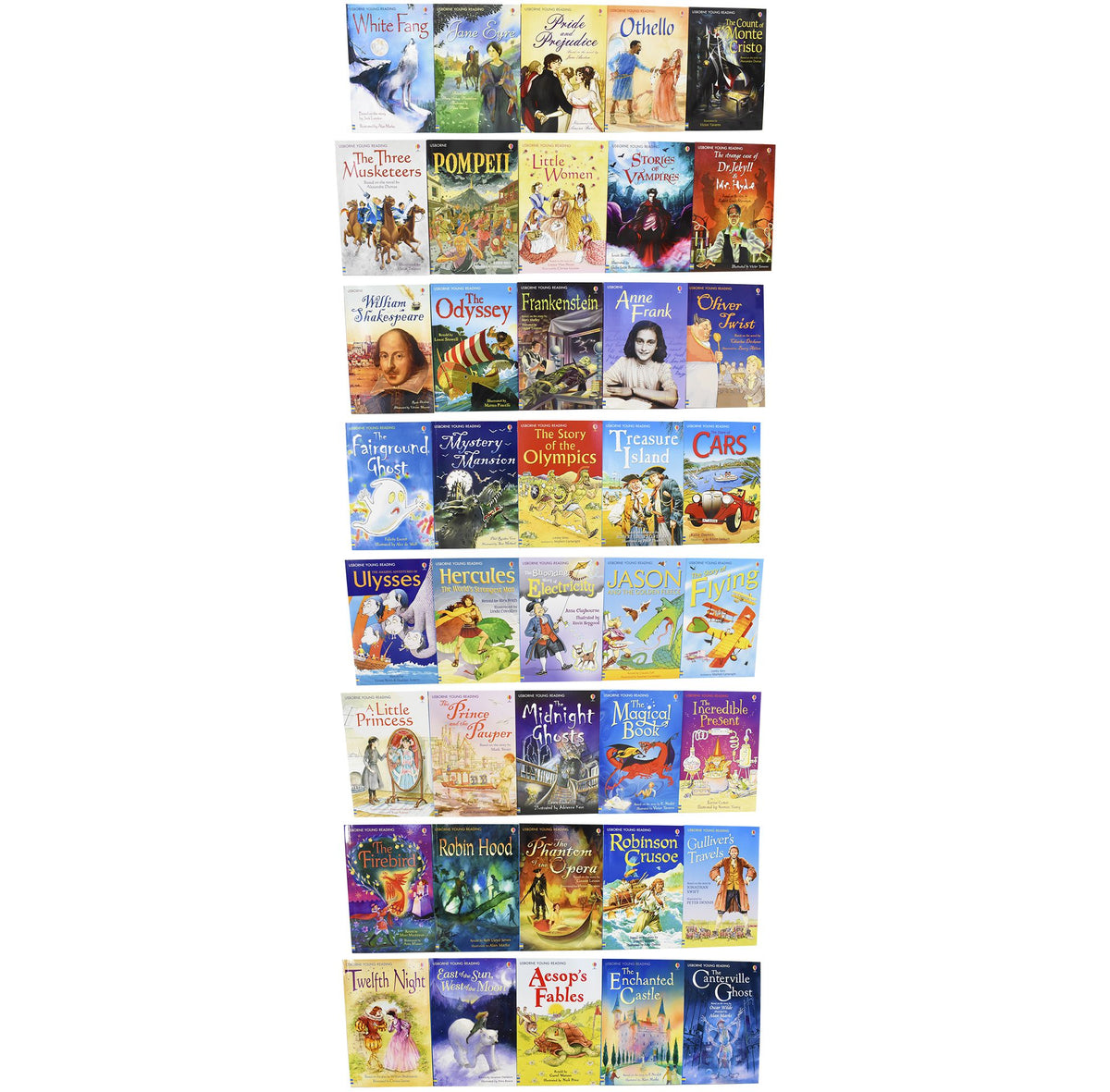 The Usborne Reading 40 Books Collection for Confident Readers 