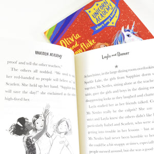 Unicorn Academy Where Magic Happens 12 Books Children - Ages -7-9 - Paperback Set By Julie Sykes