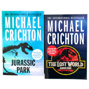 Michael Crichton Jurassic Park 2 Books Collection - Bangzo Books Wholesale