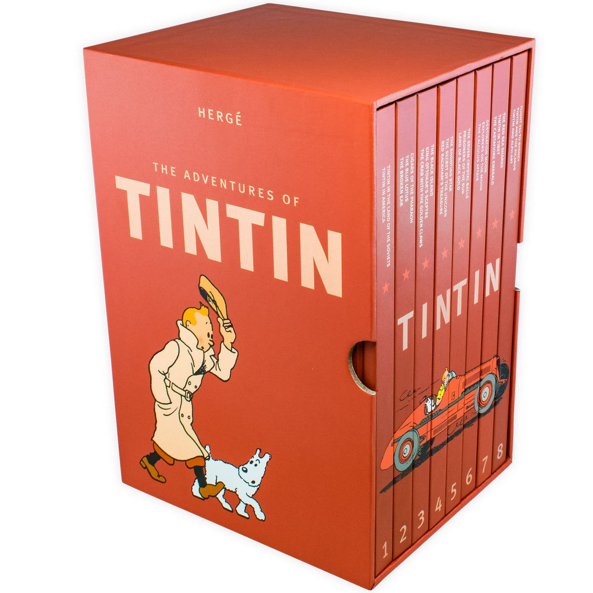 Tout Tintin - Hergé The Adventures of Tintin by Hergé: Compact Edition 8 Books Box Set