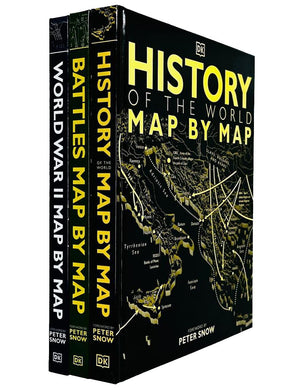 Map By Map Series By Peter Snow & DK 3 Books Collection Set - Non Fiction - Hardback