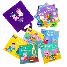 Load image into Gallery viewer, Peppa Pig Collection 10 Books Set in a Purple Bag Set with a Audio CD - Ages 0-5 - Paperback