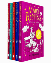 Load image into Gallery viewer, Mary Poppins By P. L. Travers 5 Books Collection Set - Ages 9-14 - Paperback