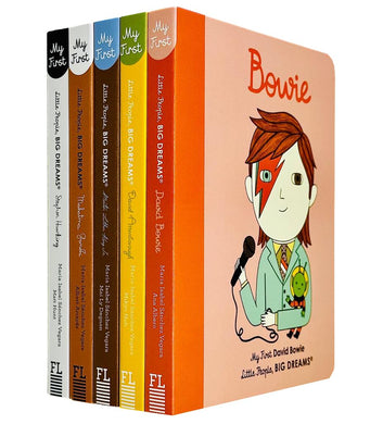 Little People, Big Dreams: Genius Mens 5 Books Collection Set - Ages 2-4 - Board Book