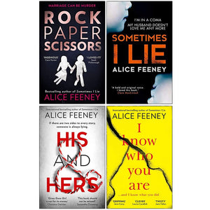 Alice Feeney 4 Books Collection Set - Fiction - Paperback