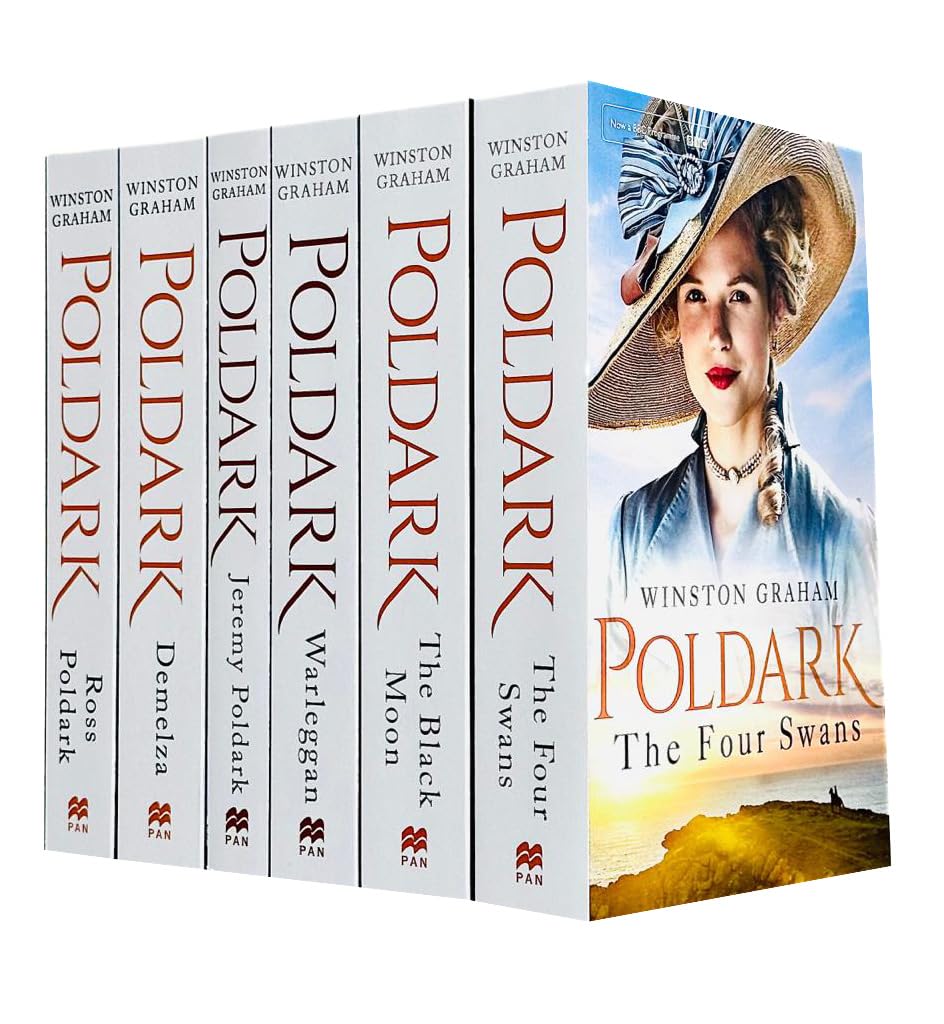 Poldark Series 1 & 2 - 6 Books Young Adult Paperback Box Set By Winston Graham