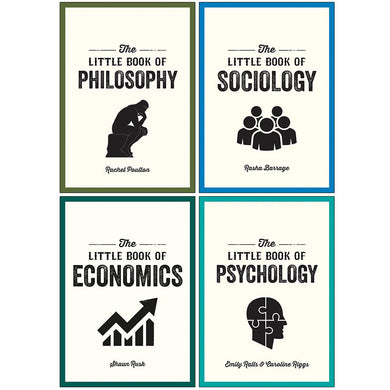 The Little Book of Philosophy, Sociology, Economics & Psychology 4 Pocket Books Collection Set - Non Fiction -Paperback