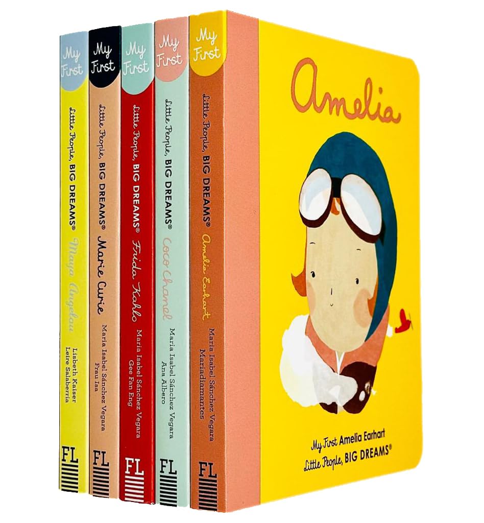 Little People, Big Dreams: Wonderful Women 5 Books Collection Set - Ages 2-4 - Board Book