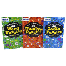 Load image into Gallery viewer, Bond Brain Training Puzzles for Kids Oxford 3 Books Collection Set - Age 7-9 - Paperback - Bangzo Books Wholesale