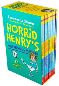 Horrid Henry Mischievous Mayhem by Francesca Simon 10 Book Collection - Ages 7-9 - Paperback