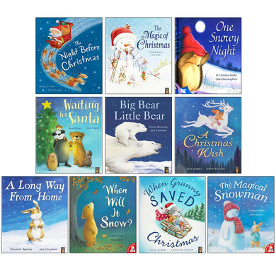 Children's Christmas Storybook 10 Books Collection Set - Ages 3-6 - Paperback