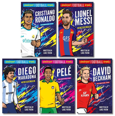 The Greatest Football Stars Series By Luke Paton: 5 Books Collection Box Set - Ages 7-9 - Paperback