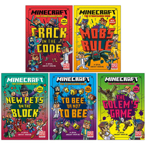 Minecraft Stonesword Saga Series by Nick Eliopulos 5 Books Collection Set - Ages 7-10 - Paperback