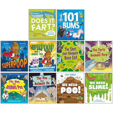 Superpoop 10 Picture Books Collection Set - Ages 5-8 - Paperback