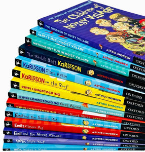 Astrid Lindgren 14 Books Collection Set - Ages 6-8 - Paperback