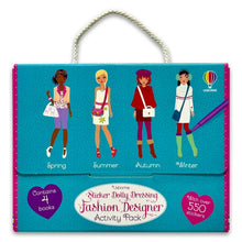 Load image into Gallery viewer, Usborne: Sticker Dolly Dressing Fashion Designer Activity Pack By Fiona Watt 4 Books Collection Box Set - Ages 7+ - Paperback