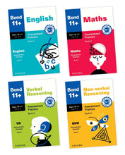 Load image into Gallery viewer, Bond 11+ Assessment Practice Papers for Year 5-6 (Book 2) 4 Books Set - Ages 10-11+ - Paperback