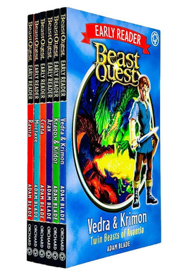Beast Quest Early Reader Series By Adam Blade 6 Books Collection Set - Ages 5-7 - Paperback