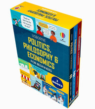 Load image into Gallery viewer, Usborne For Beginners Series: Politics, Philosophy and Economics 3 Books Collection Box Set - Ages 11+ - Hardback