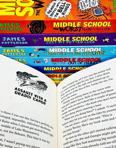 Middle School By James Patterson 8 Books Collection Set - Ages 9-14 - Paperback