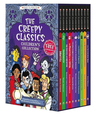 The Creepy Classics: Children’s Easy Classics Collection 10 Books Box Set - Ages 7-11 - Paperback